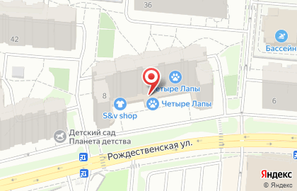 Четыре Лапы в Москве на карте