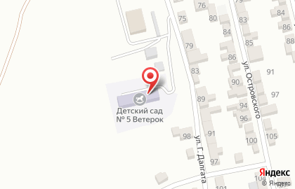 Ветерок в Буйнакске на карте