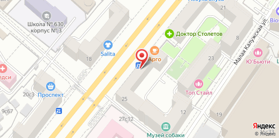 Ателье по ремонту и пошиву одежды Талисман на Ленинском проспекте на карте