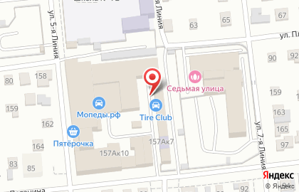 Шинный центр TireClub в Омске на карте