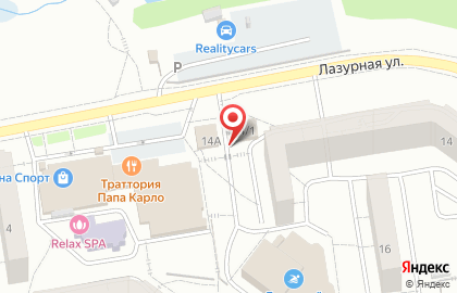 Арсенал напитков на Лазурной улице на карте