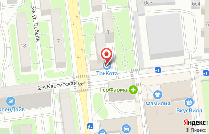 Супермаркет ДИКСИ на Башиловской улице на карте