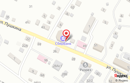 Страховая компания СберСтрахование на улице Пушкина на карте