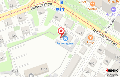 Александр на Депутатской улице на карте