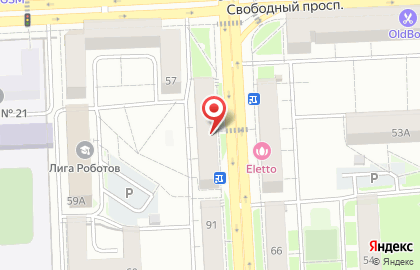 Квартирное бюро Лайнер-КРСК на карте