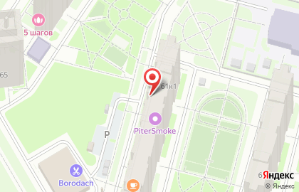 Аптека Петрофарм Плюс на Комендантском проспекте на карте