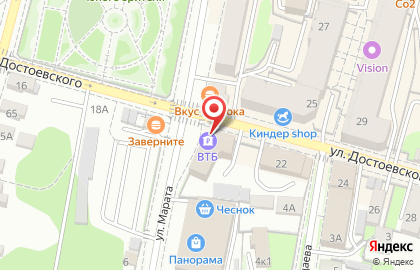 Банк ВТБ в Калуге на карте