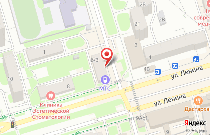 Интим-магазин Он и она на улице Ленина на карте