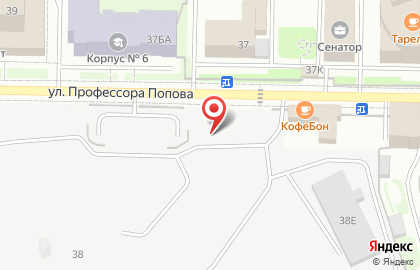 Служба доставки питьевой воды ПЕЙ! на улице Профессора Попова на карте