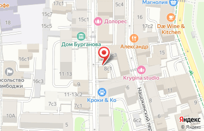 Амстел Трэвел на Кропоткинской на карте