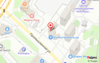 Интернет-гипермаркет товаров для строительства и ремонта ВсеИнструменты.ру на Промышленной улице на карте