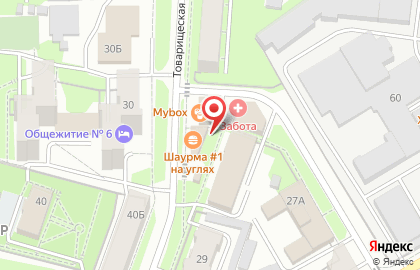 Водомат Чиста су на Товарищеской улице на карте