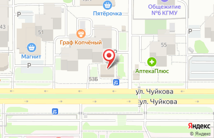 Сеть магазинов салатов, ИП Пресман Т.Г. на улице Маршала Чуйкова на карте