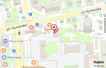Банкомат Газпромбанк на улице Цезаря Куникова на карте