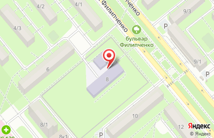 Детский сад №95 в Советском районе на карте