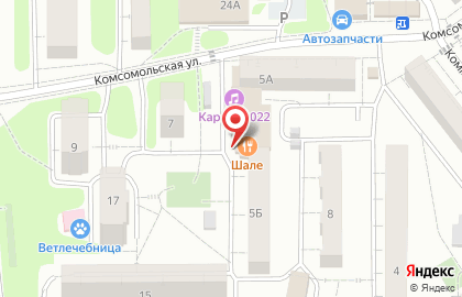 Кафе Chalet на карте