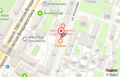 Приморский экспертно-правовой центр в Первореченском районе на карте