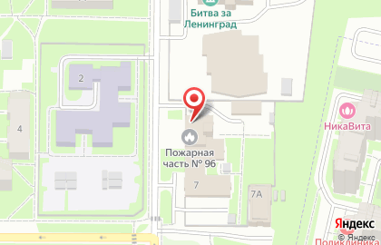 15 отряд ФПС по Ленинградской области, Всеволожский район на карте