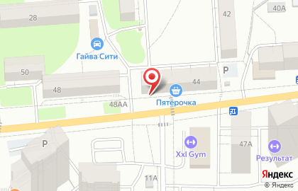 Супермаркет Лион в Орджоникидзевском районе на карте