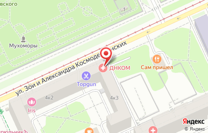 Барбершоп TOPGUN на метро Войковская на карте