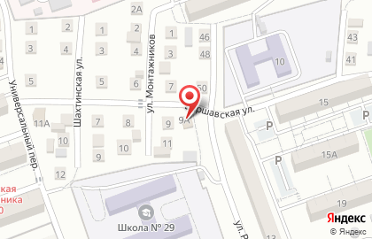 Банкомат Московский Индустриальный банк на улице Монтажников на карте