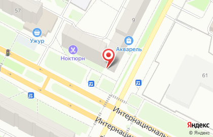 Торговая компания Гелиос на Интернациональной улице на карте