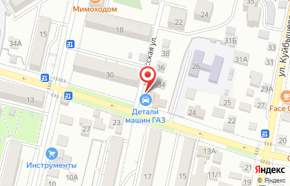 Магазин автозапчастей в Ставрополе на карте