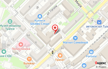 Москвичка на улице Гоголя на карте