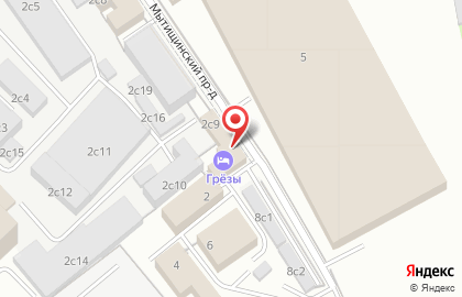 Отель Московские Грёзы на карте