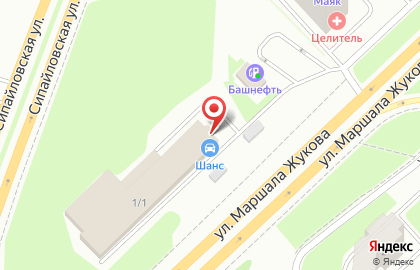 Станция кузовного ремонта Жк-сервис на улице Маршала Жукова на карте