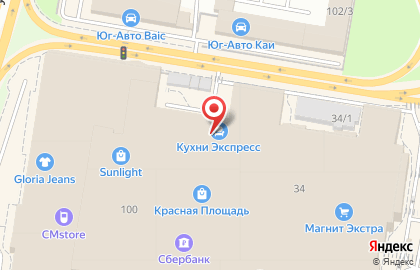 Салон мебели Кухни mix в ТЦ ​Красная площадь на карте