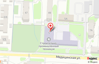 Участковая избирательная комиссия №39 на Медицинской улице на карте