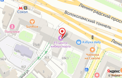Магазин цветов FLORAPRO на Ленинградском проспекте, 71кБ на карте