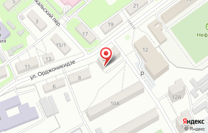 ОАО Банкомат, АКБ Росбанк на улице Орджоникидзе на карте