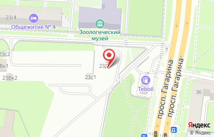 Автопарковка на проспекте Гагарина на карте