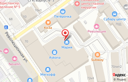 Магазин Формула сна на Революционной улице на карте