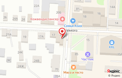 ПочтаБанк на улице Горького на карте