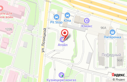 Атойл в Октябрьском районе на карте
