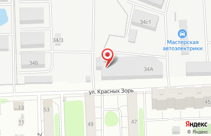 Транспортная компания Фаворит Экспресс на улице Красных Зорь на карте