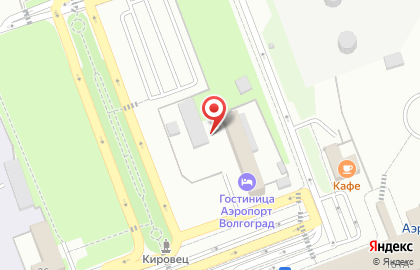 Гостиница в Волгограде на карте