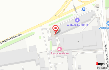 Русская баня в Москве на карте