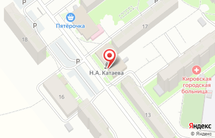 Центр местной активности Территориальное управление Администрации г. Кирова по Первомайскому району в Первомайском районе на карте