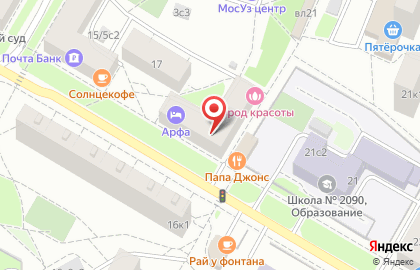 Компания по продаже окон, дверей и натяжных потолков Селмай на Новокузьминской улице на карте