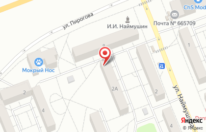 Овощной, магазин на карте