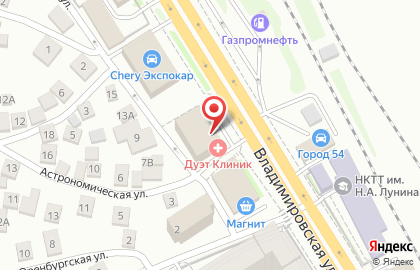 Новосибоблфарм на Площади Гарина-Михайловского на карте