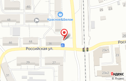 Продуктовый магазин Вика на Российской улице на карте