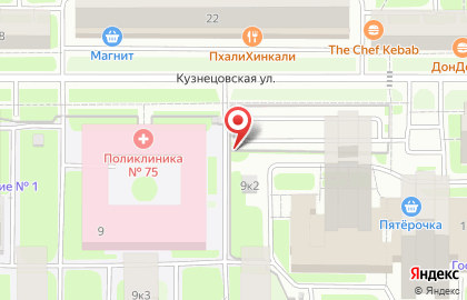 Автостоянка в Санкт-Петербурге на карте