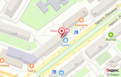 Пекарня Хлебница на проспекте Ленина на карте