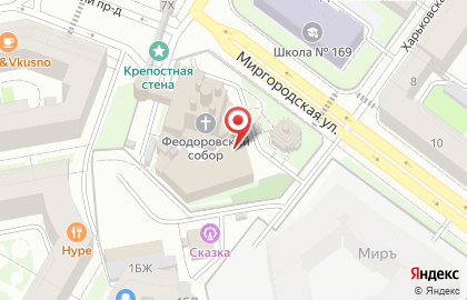 Церковная лавка в Санкт-Петербурге на карте