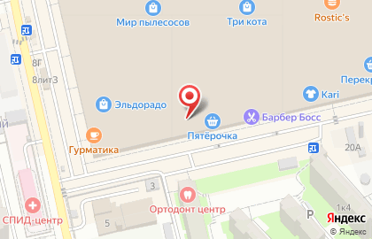 Супермаркет Пятёрочка на Минусинской улице на карте